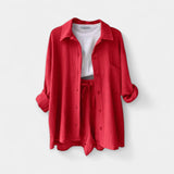 Δίχρωμο Καλοκαιρινό Σετ Τοπ - Σορτς