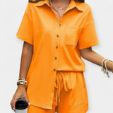 Casual Σετ με Πουκάμισο & Σορτς