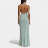 Μάξι Φόρεμα με Δέσιμο στον Λαιμό