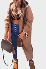 Μακρύ Παλτό με Κουκούλα