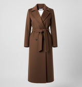 Ντιάνα – Κομψό μακρύ χειμερινό παλτό με ζώνη