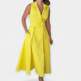 Μίντι Φόρεμα με Γιακαδάκι