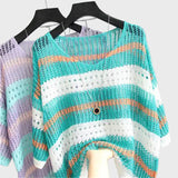 Ανάλαφρο Πλεκτό Τοπ με Ανοίγματα