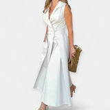 Μίντι Φόρεμα με Γιακαδάκι