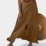 Ημιδιάφανη Μίντι Φούστα με Σκίσιμο