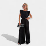 Καλοκαιρινό Σετ με Τοπ & Παντελόνα