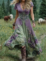 Γυναικεία άνεση ανθρωπίνης άνεση Midi φόρεμα