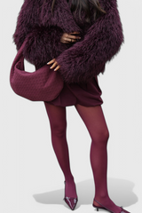 Λιλά | Υφασμάτινη τσάντα με κόμπους