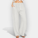 Λινό Παντελόνι Αέρινης Γραμμής