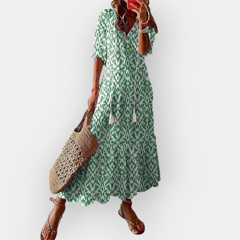 Μάξι Φόρεμα με Μποέμ Αίσθηση