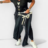 Βαμβακερό Παντελόνι Μεσαίας Μέσης