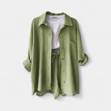 Δίχρωμο Καλοκαιρινό Σετ Τοπ - Σορτς