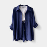 Δίχρωμο Καλοκαιρινό Σετ Τοπ - Σορτς