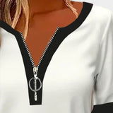 Μακρυμάνικη Μπλούζα με Φερμουάρ