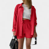 Δίχρωμο Καλοκαιρινό Σετ Τοπ - Σορτς