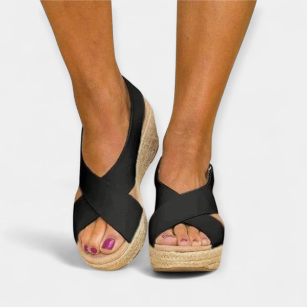 Ανατομικά Σανδάλια με Εσπαντρίγια Τακούνι