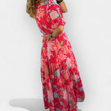 Αέρινο Φλοράλ Φόρεμα με Τσέπες