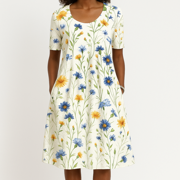 Danae Αέρινο Kαλοκαιρινό Φόρεμα