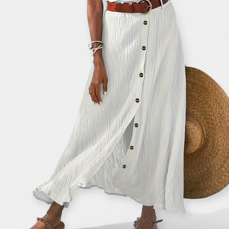 Ημιδιάφανη Μίντι Φούστα με Σκίσιμο