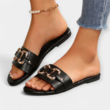 Άνετες Παντόφλες με Στρογγυλή Μύτη