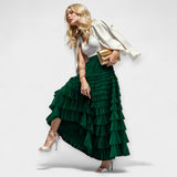 Κομψή Φούστα με Λεπτομέρεια από Τούλι