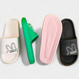 Γυναικείες Παντόφλες με Cartoon Σχέδιο & Ανοιχτά Δάχτυλα