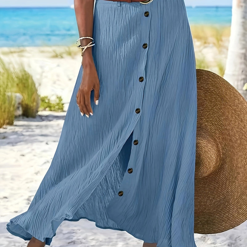 Ημιδιάφανη Μίντι Φούστα με Σκίσιμο