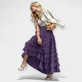 Κομψή Φούστα με Λεπτομέρεια από Τούλι