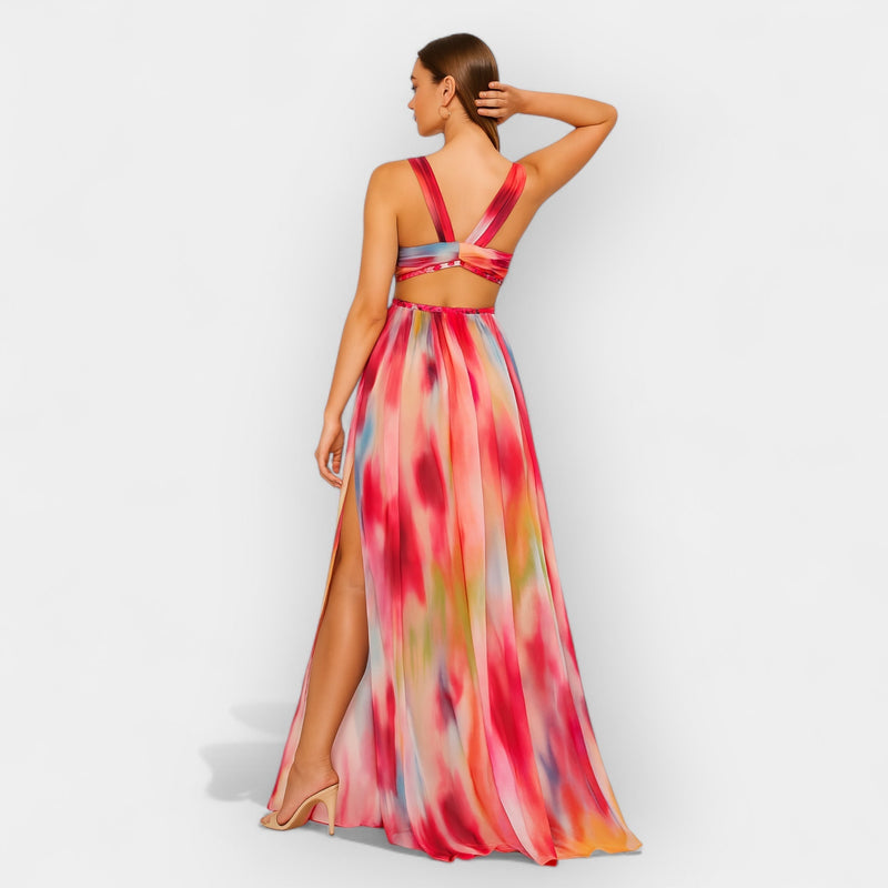 Μακρύ Φόρεμα Με Ντεγκραντέ