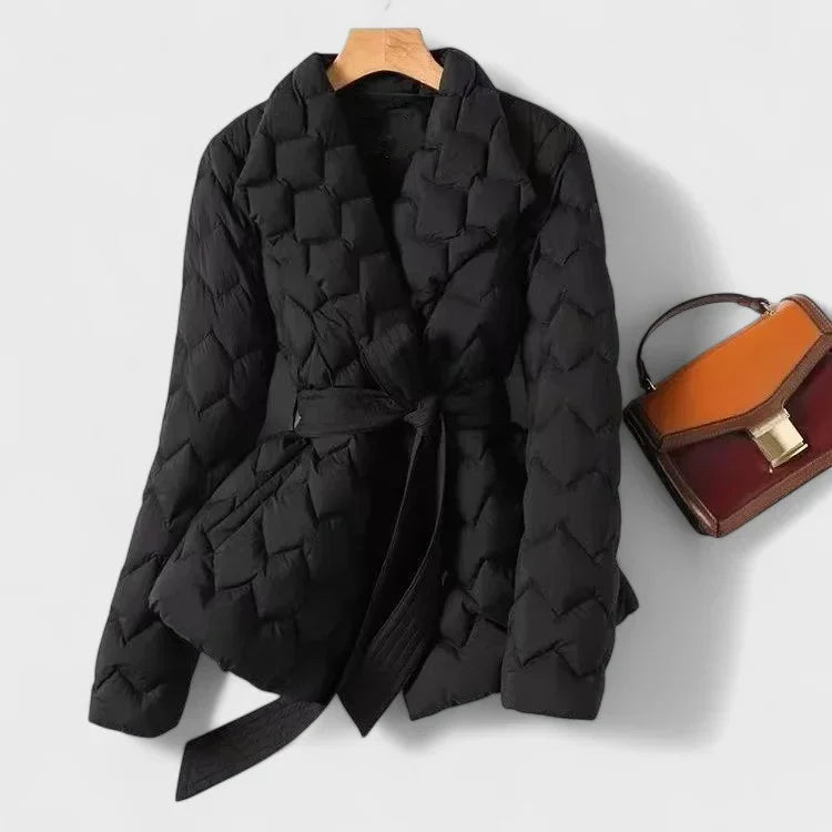 VANESSA ΚΟΜΨΟ ΠΑΛΤΟ ΜΕ ΖΩΝΗ