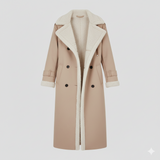 Λούνα – Ζεστό χειμερινό παλτό με επένδυση από απαλή γούνα