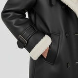 Λούνα – Ζεστό χειμερινό παλτό με επένδυση από απαλή γούνα