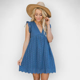 Καλοκαιρινό Φόρεμα με Κρυφό Σορτσάκι & Τσέπες