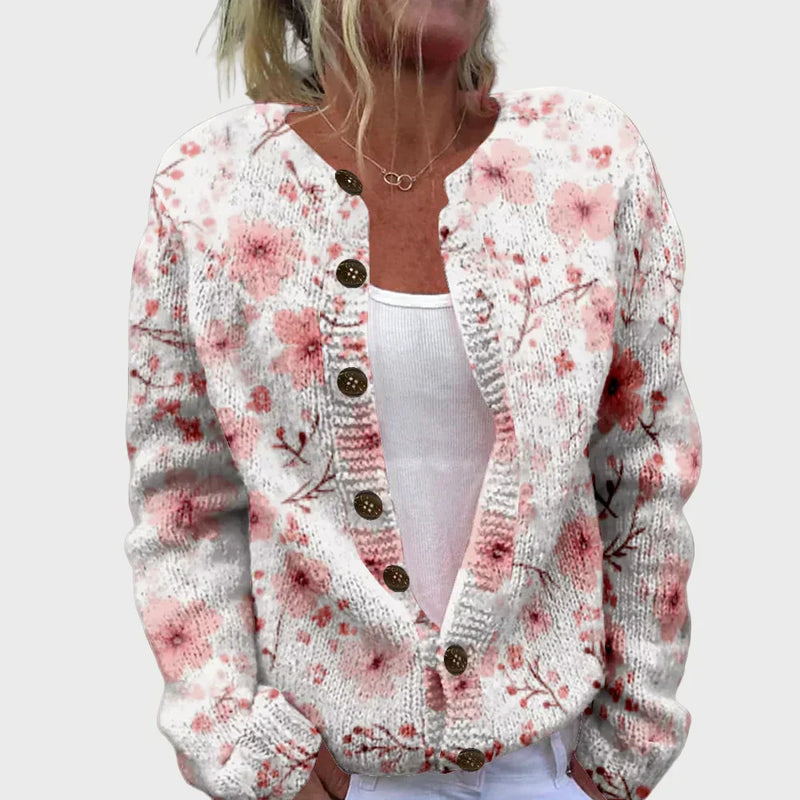 Κομψό Πλεκτό Γιλέκο με Σχέδιο