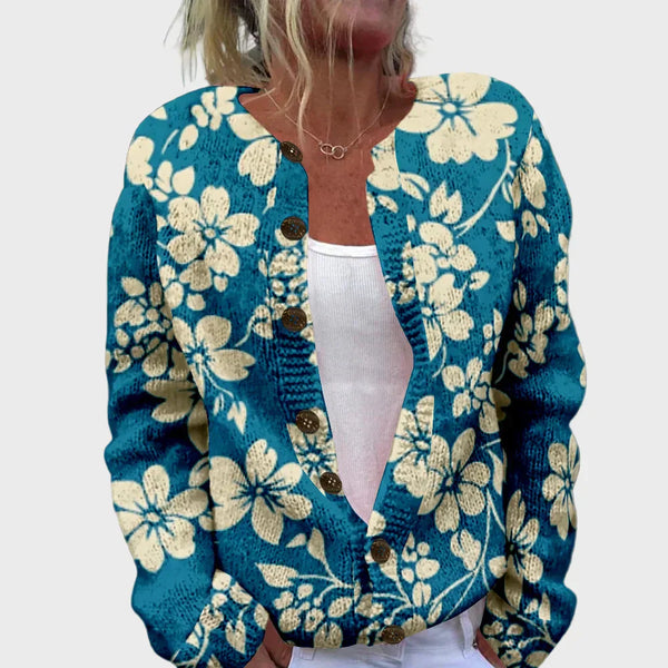 Κομψό Πλεκτό Γιλέκο με Σχέδιο