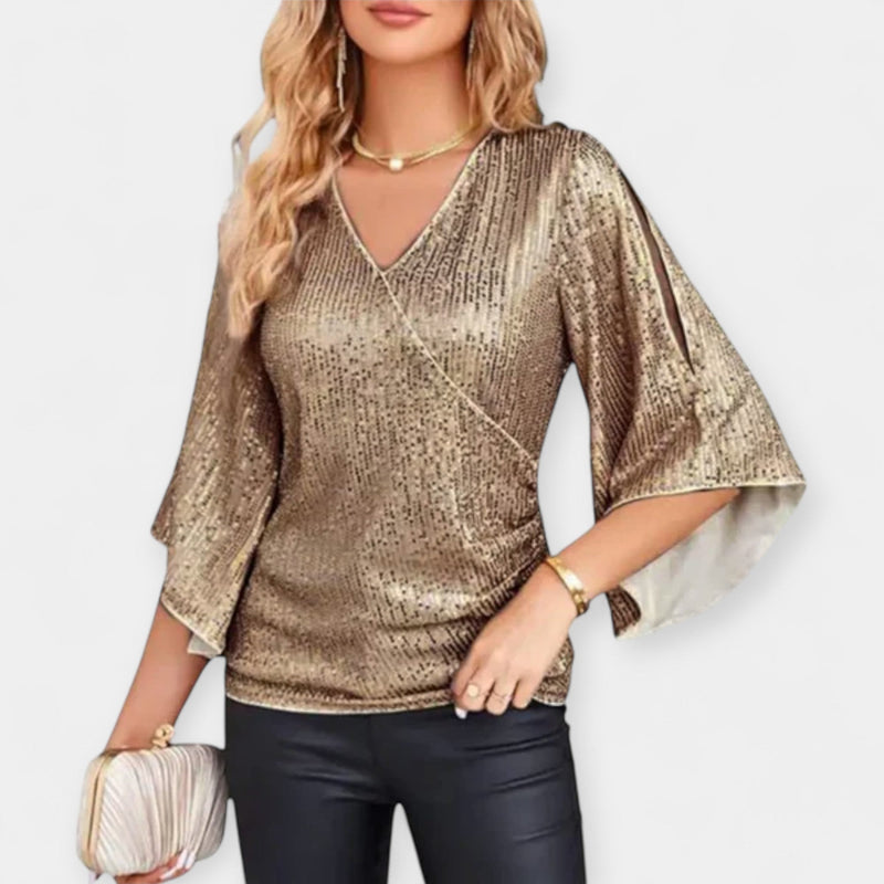 Glitter Top για Βραδινή Λάμψη