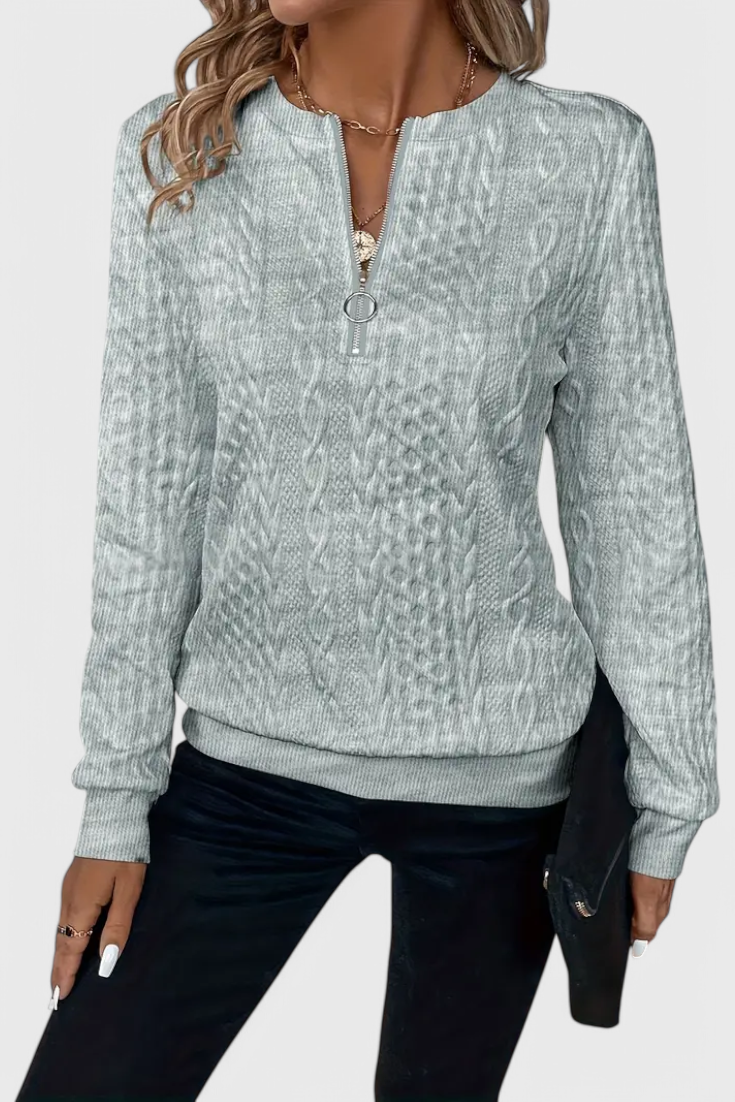 Ζόι | Πουλόβερ με φερμουάρ