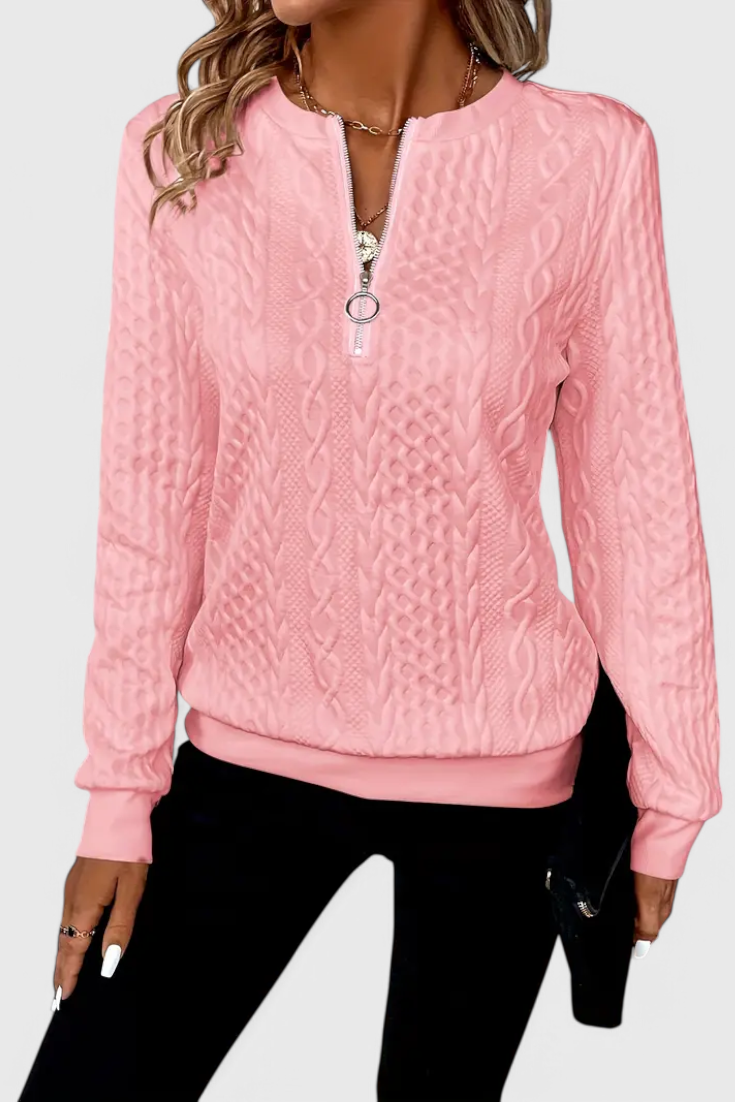 Ζόι | Πουλόβερ με φερμουάρ