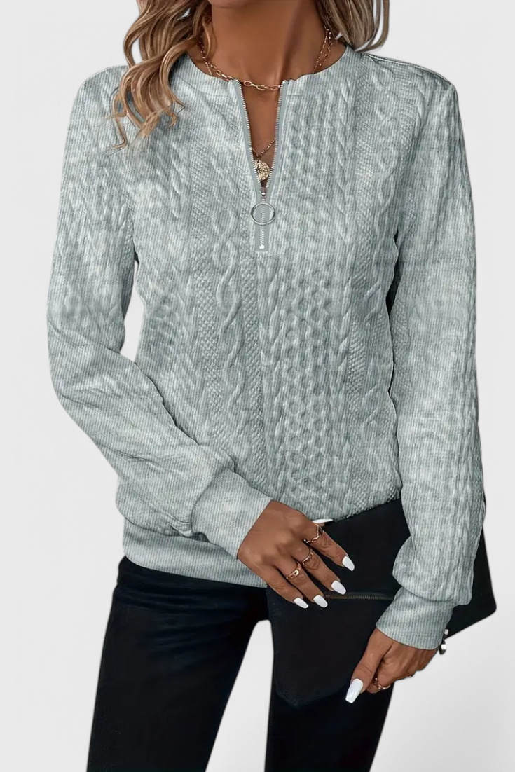 Ζόι | Πουλόβερ με φερμουάρ