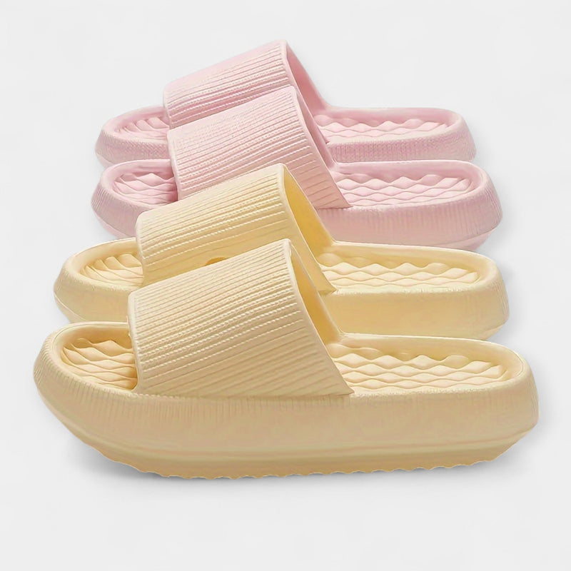 Καλοκαιρινά Slip-On Σανδάλια με Παχύ Πάτο