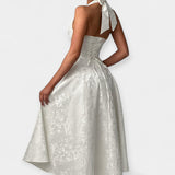 Μίντι Φόρεμα με Ανοιχτή Πλάτη & Κορσέ