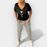 Βαμβακερό Παντελόνι Μεσαίας Μέσης