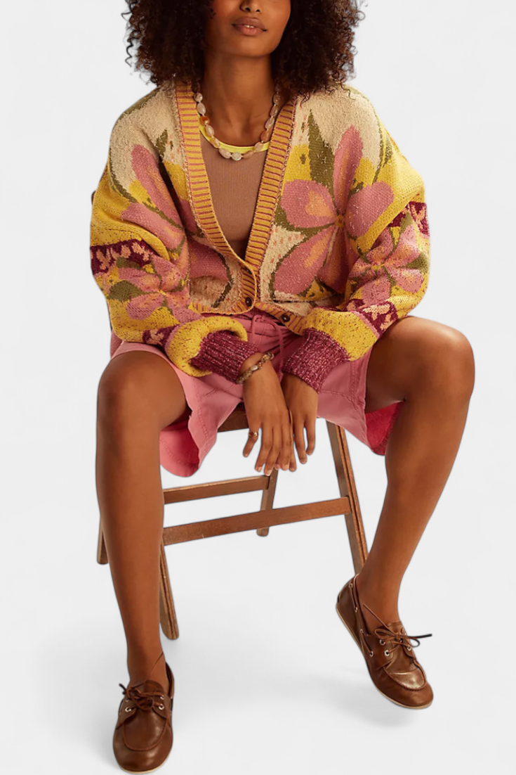 Casey | Ζακέτα με λουλούδια