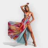 Μακρύ Φόρεμα Με Ντεγκραντέ