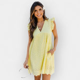 Καλοκαιρινό Φόρεμα με Κρυφό Σορτσάκι & Τσέπες