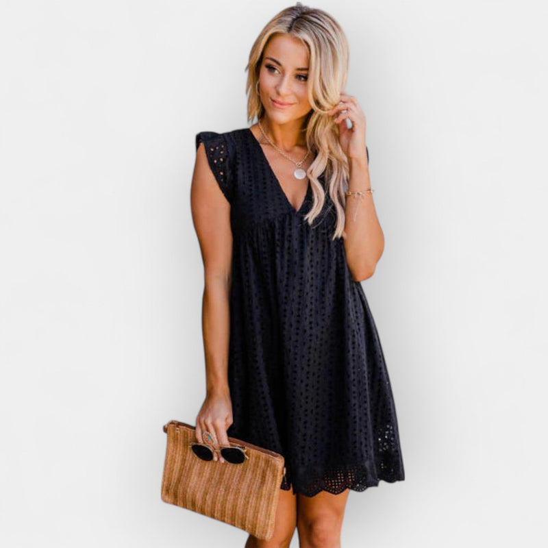 Καλοκαιρινό Φόρεμα με Κρυφό Σορτσάκι & Τσέπες