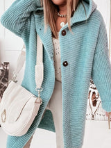 Γυναικείο ρετρο μετακινώντας χαλαρό πουλόβερ Cardigan