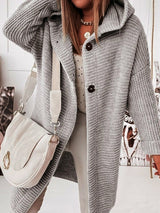 Γυναικείο ρετρο μετακινώντας χαλαρό πουλόβερ Cardigan