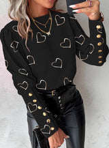 Γυναικεία Retro περιστασιακή άνεση κορυφαίο