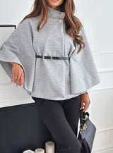 Retro κομψή τέχνη εκτύπωση Chic κουμπί παχύ μακριά μανίκι πουλόβερ ζαρdigan μακριά